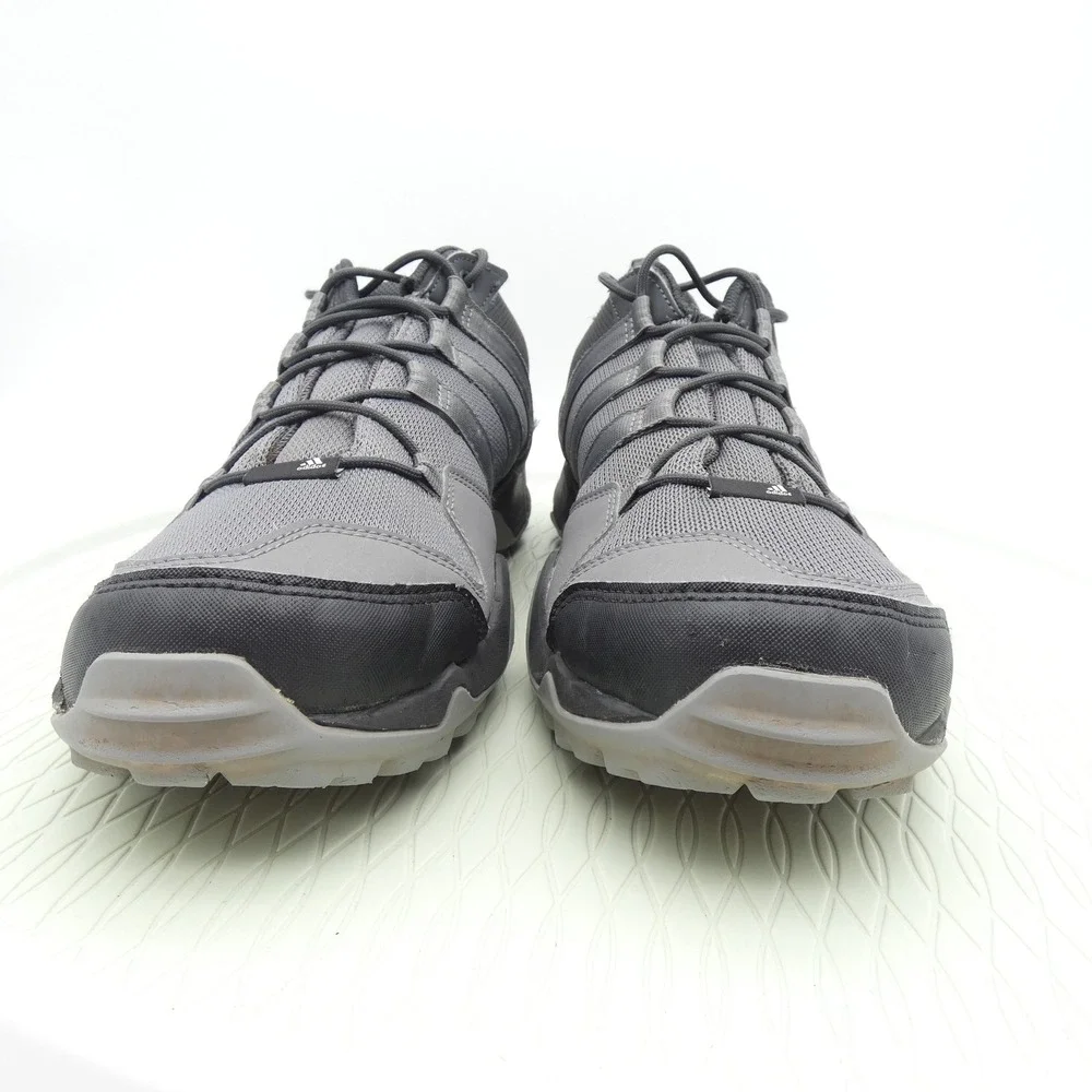 Adidas Terrex AX3 Grey Black Hiking Shoes Mens Size 12 CM7728 Low Top Trail